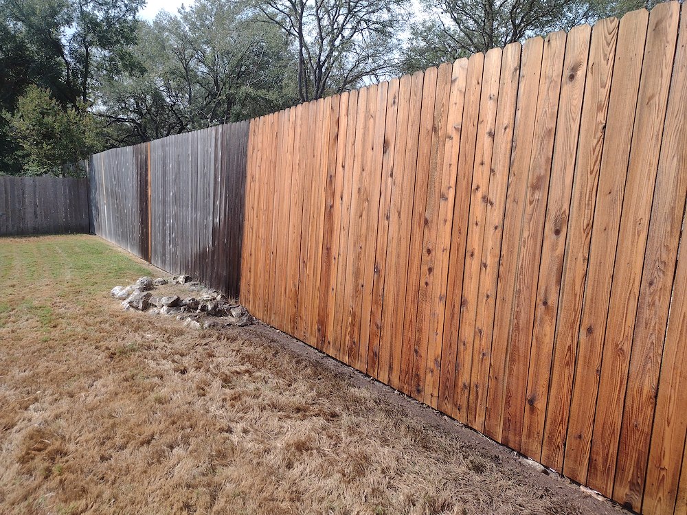 Pressure Washing Fence & Staining in Schertz/Cibolo, TX Thumbnail